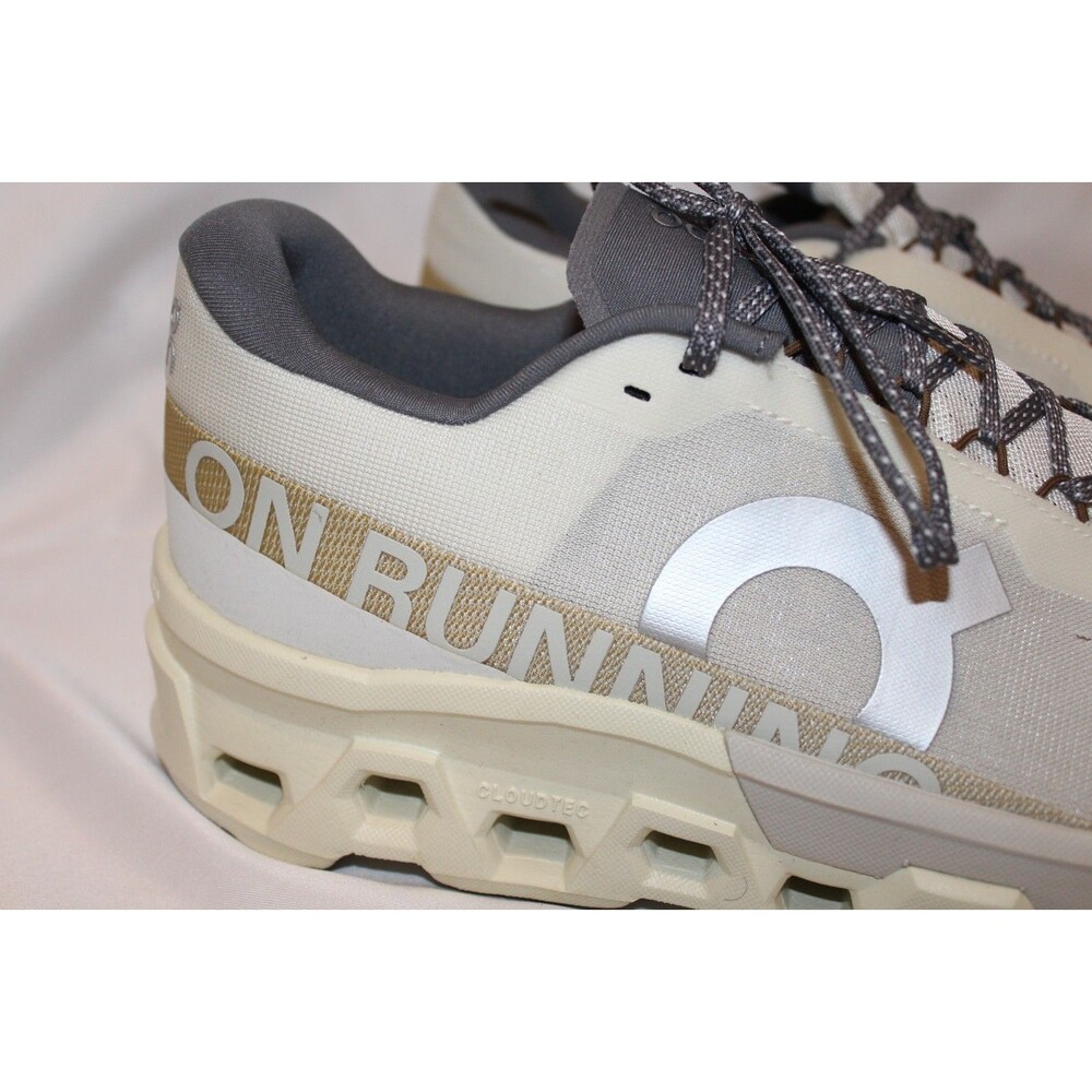 ON CLOUD MEN CLOUDMONSTER‎ 2 ATHLETIC RUNNING SHOES CREAM ICE NIB - Picture 4 of 7